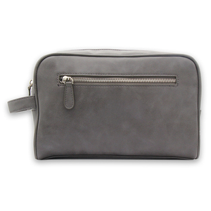 Sac de toilette en cuir vintage pour hommes - Product Image 2