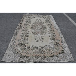 พรมขนสัตว์สไตล์ตุรกีทำด้วยมือ9.8ft 5.8ชิ้นแบบคลาสสิกงานเย็บปะสี่เหลี่ยมสำหรับห้องนั่งเล่นห้องนอนห้องโถงห้องโถงน้ำยาง - Product Image 1