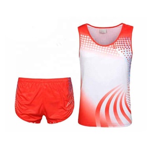 Uniforme de piste de course pour femmes séchage rapide évacuation de la sueur respirant vêtements d'entraînement uniformes d'athlétisme - Product Image 3