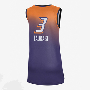 Maillots de basket-ball pas cher personnalisés pour femmes respirant chemises à séchage rapide uniformes en gros été grande taille sublimation basket-ball - Product Image 4