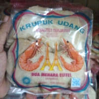 Star Laboratories Fish & Shrimp Crackers 2 Menara - Emballage en sachet plastique - Durée de conservation de 2 ans - Fabriqué en Indonésie