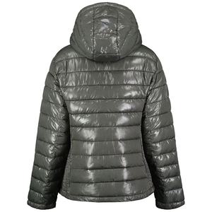 Chaqueta Acolchada de Lona Transpirable para Mujer, Hecha a Medida, Ligera, Rellena de Poliéster, con Capucha Desmontable, para Venta en Línea - Product Image 3