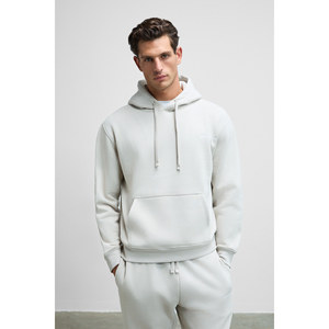 Sweat-shirt à capuche décontracté pour homme GRIMELANGE SCARN, en coton, doublé de polaire, brodé - Product Image 5