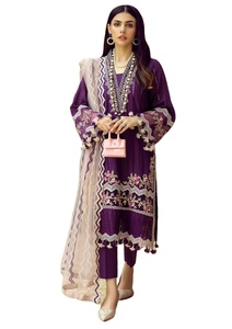 Best Quality Indian Pakistani Clothing Women 3 Piece Chiffon Party <b>Dress</b> Latest Design Fashion Wear <b>Wedding</b> <b>Dresses</b> For Ladies - Product Image 3