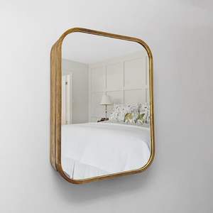 Espejo de Madera Moderno y Multiusos para Baño, de Lujo, para Apartamentos y Hoteles - Product Image 4