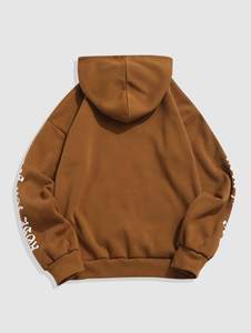 Sweats à capuche surdimensionnés personnalisés unisexe épaule tombante coupe ample poids lourd Boxy Streetwear Hoodie OEM usine fournisseur en gros - Product Image 5