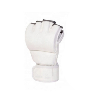 Vente en gros Gants de boxe professionnels en cuir de vachette demi-doigt MMA pour hommes, dernière conception pour l'entraînement aux arts martiaux - Product Image 3