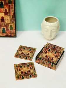 แผ่นรองแก้วออกแบบได้ตามต้องการของตกแต่งบ้านสินค้าผลิตในอินเดีย - Product Image 3