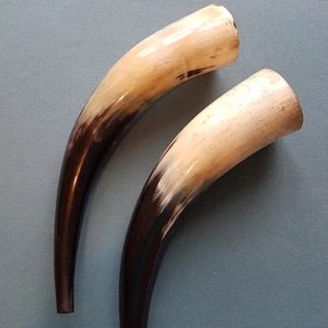 แก้วเขาควายหรูหราถ้วยเป็นมิตรกับสิ่งแวดล้อมแบบชนบททำด้วยมืออุปกรณ์ดื่มที่มีสไตล์ทนทานเหมาะสำหรับกาแฟชาวิสกี้ - Product Image 1