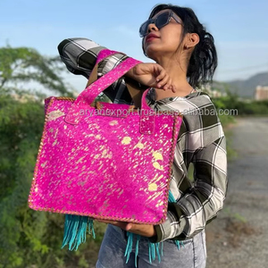 Gran oferta, bolsos de diseñador, bolso de mano de cuero de piel de vaca, bolso elegante multiusos para mujer, recién llegado, bolsos de piel metálica para ocultar el pelo - Product Image 6