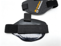 Étiquettes PVC 2D gaufrées personnalisées avec logo d'usine, protection de chaussures en caoutchouc pour moto