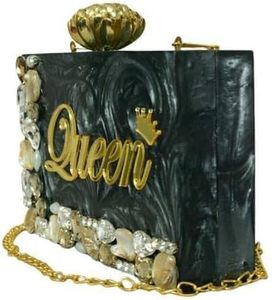 Bolso de Mano de Resina de Diseño, Pintado a Mano, Estilo Moderno y Elegante, Estilo Ángel, para Compradores Mayoristas, Tiendas de Moda, M/S SHAAD HANDICRAFTS - Product Image 6