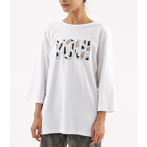 Ropa Conjuntos de 2 piezas Ropa de descanso Camiseta de manga corta Mujer Verano Dos piezas Pantalones cortos Conjunto de camiseta - Product Image 3