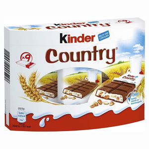 Country Mini 420g Barres de chocolat Kinderr Mini chocolat sucré en vrac pour enfants Valeur nutritive Calories Information incluse - Product Image 1