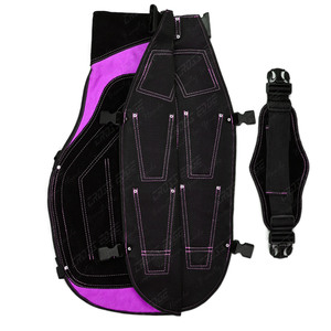 Tablier maréchal-ferrant en cuir avec doublure en maille avec logo personnalisé avec poche à 4 couteaux chaps de fer à cheval équipement maréchal-ferrant ergonomique - Product Image 5