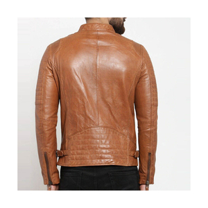 Nouvelle veste en cuir véritable sur mesure pour hommes vestes en cuir à bas prix vente pour le produit - Product Image 6