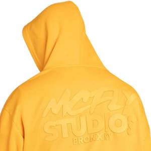 Sudadera con Capucha Amarilla para Hombre, de Algodón Grueso, con Bolsillo Tipo Canguro, Estilo Casual Urbano - Product Image 5