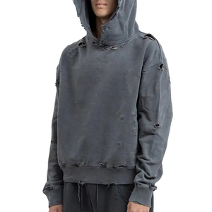 เสื้อมีฮู้ดสำหรับผู้ชายผู้ใหญ่ผ้าฝ้าย - Product Image 1