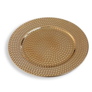 Assiettes de présentation au design moderne, lavables au lave-vaisselle, en métal, fabriquées à la main - Product Image 2