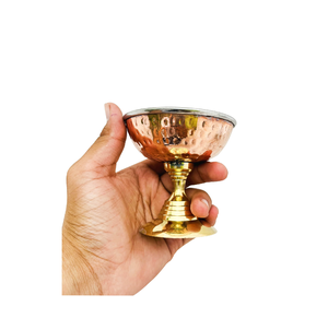 ชามทองเหลืองทองแดงอุปกรณ์ครัวโต๊ะสำหรับคัพเค้กอุปกรณ์เสริมสำหรับไอศครีมที่เก็บพลังงานด้วยมือดีไซน์ล่าสุด - Product Image 1