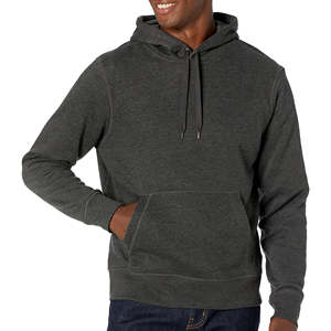 Nueva llegada de los hombres de algodón completo de poliéster de manga larga sudaderas con capucha de invierno al por mayor patrón de impresión bordado forrado diseño sólido con capucha - Product Image 4