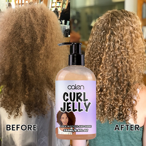 Luxfume 250Ml Gel coiffant personnalisé à tenue forte Gelée définissante pour cheveux ondulés bouclés et ondulés - Product Image 1