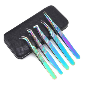 Pincettes professionnelles pour Extensions de cils, pinces à épiler le Volume à 90 degrés, meilleure prix - Product Image 1