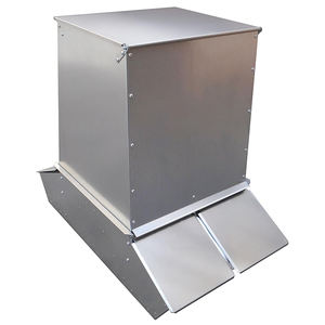 Jh-mech pengumpan babi pintu ganda, pengumpan melalui Creep lasan penuh 16 Gauge baja cor besi pengumpan babi serbaguna - Product Image 1