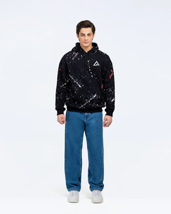 เสื้อฮู้ดผู้ชายผ้าฟลีซแบบสวมหัว มีเชือกปรับได้ สไตล์สตรีทแวร์ สีพื้น เหมาะสำหรับใส่ในชีวิตประจำวันและกิจกรรมกลางแจ้งแบบสบายๆ พร้อม Ako - Product Image 4