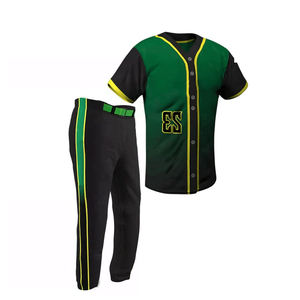 Uniforme de maillot de baseball personnalisé de la meilleure qualité design sublimé uniforme de baseball softball boutonné pour jeunes - Product Image 2