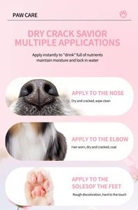 Baume à pattes bio pour chiens chats crème de soins des pieds douce à base de plantes pour animaux de compagnie protection hivernale coussinets de guérison pour la marche en plein air-Vente en gros - Product Image 4