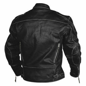 แจ็กเก็ตหนังสำหรับผู้ชายเสื้อแจ็กเก็ตหนังสำหรับขี่มอเตอร์ไซค์ดีไซน์แฟชั่นขนาดใหญ่พิเศษสินค้าใหม่2023 - Product Image 1