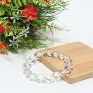 NOVAMART Fine Arihant <b>Gems</b> Jewels Certified Astrological <b>Bracelet</b> Natural Sphatik Diamond-Cutting Crystal Reiki/Yoga Healing Ban - Product Image 5