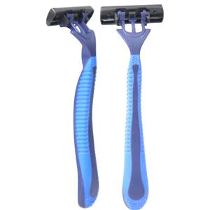 Maquinilla de afeitar de precisión de acero inoxidable de cuatro hojas de alta calidad con mango de plástico Producto de afeitado suave y cerrado - Product Image 3