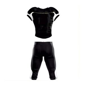 Ensemble d'uniformes de football américain sur mesure pour hommes, taille courte et grande, imprimé par sublimation, respirant, jersey cousu en sergé. - Product Image 2