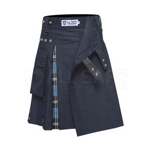 Falda escocesa de tartán híbrida para hombre más vendida, vestido tradicional europeo con logotipo personalizado hecho de acrílico - Product Image 3