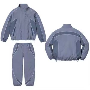 Conjunto Deportivo Personalizado para Hombre, Chaqueta y Pantalón de Nailon, Ligero, Resistente al Viento, de Secado Rápido, para Correr, Trotar, Gimnasio, Fitness, Entrenamiento - Product Image 6