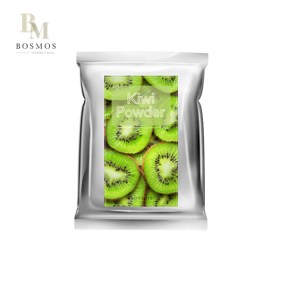 Bosmos 1 кг порошка киви, халяльный Сертифицированный Фруктовый Ароматизированный пузырьковый чай, ингредиенты, упакованные в пакет из Тайваня