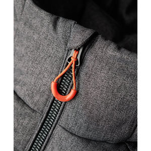 Vêtements d'extérieur d'hiver personnalisés pour hommes Veste bouffante avec capuche Nouvelle arrivée Veste zippée respirante pour hommes pour la course en plein air - Product Image 5