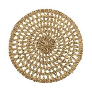 Alfombra de Pasto Marino 100% Natural Tejida a Mano, Alfombras y Tapetes de Pasto Marino para Decoración del Hogar, Alfombrillas de Paja Hechas a Mano, Tapete para Puerta - Product Image 3