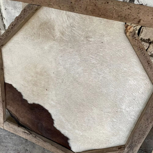 Peau de tambour en cuir brut tacheté avec poils, peau de tambour naturelle de qualité supérieure pour tambours à cadre et tambours chamaniques - Product Image 3