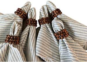 ห่วงใส่ผ้าเช็ดปากทำจากหวายทรงกลมออกแบบล่าสุดสำหรับงานแต่งงานงานเลี้ยงและตกแต่งโต๊ะอาหาร - Product Image 3