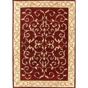 Alfombra de lana hecha a mano con diseño Savonnerie, alfombras y conjuntos decorativos - Product Image 1
