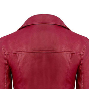 Chaqueta de Cuero y Lona de Invierno para Mujer de la Mejor Calidad, Cuello Alto, Logotipo Frontal, Estilo Vintage, Impermeable, Reversible, de Secado Rápido - Product Image 6