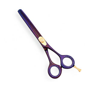 Ciseaux amincissants de coiffeur de qualité supérieure ciseaux de coiffeur amincissants en acier inoxydable allemand avec repose-doigt - Product Image 1