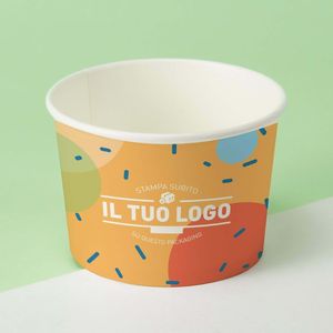 Gobelet en papier kraft à double paroi jetable 200 ml, logo personnalisé, imperméable, biodégradable - Product Image 4