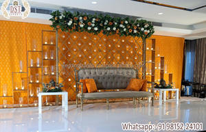 ผนังเทียนสำหรับเวที,ผนังเทียนโลหะหรูหราสำหรับฉากหลังเวทีแต่งงาน - Product Image 2