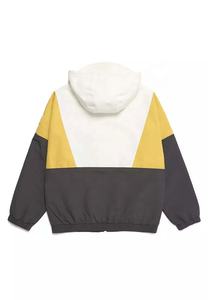 แจ็กเก็ตกันลมน้ำหนักเบาของผู้ชายเสื้อซิปบล็อกสีตัดกันเสื้อกันลมใส่วิ่งลำลองแบบกำหนดเอง - Product Image 2