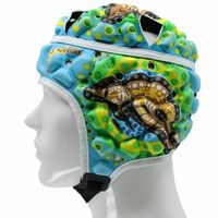 Personnalisez votre conception 7on7 Casque Autisme Épilepsie Protection de la tête souple Drapeau de rugby Casque de football Gardien de but 7 sur 7 Casques