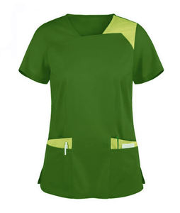 Conjunto de uniforme médico de LICRA transpirable para mujer, ropa de enfermera de tela suave, superventas - Product Image 6